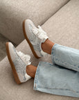 Sneakers « ANGIE » ZILVER