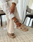 Mules « SABRINA » TAUPE