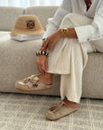 Mules « SABRINA » TAUPE