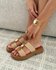 Sandalen "CATHERINE" BEIGE
