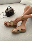 Sandalen "CATHERINE" BEIGE