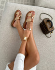 Sandalen "CATHERINE" BEIGE