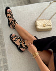 Sandalen "GINA" ZWART