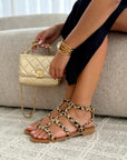 Sandalen "LOREEN" LEOPARD