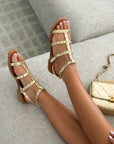 Sandalen "TERESA" GOUD