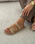 Sandalen « ROBINE » TAUPE