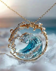 Halsketting met hanger “Belofte van de Oceaan”