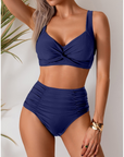 Fátima - Bikini van stof met plooien