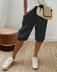 Julia | Katoen linnen Dames Shorts - 1+1 Gratis