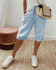 Julia | Katoen linnen Dames Shorts - 1+1 Gratis