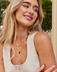 Laagcollier met Stenen