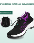 Ambulo Comfortschoenen Breikatoen - Paars Zwart