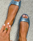 Adelina | Gouden sandalen, comfortabel en elegant
