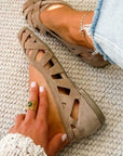 Caterina | Gevlochten orthopedische sandalen