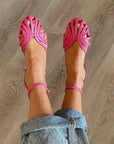Victoria | Gouden sandalen versierd met juweeldetails