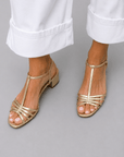 Alegre | Gouden sandalen: elegantie voor elke dag