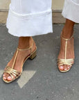 Alegre | Gouden sandalen: elegantie voor elke dag