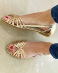 Eleonora | Gouden sandalen