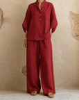 Malin | Tweedelige Set met Wijde broek