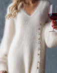 Cindi - Zachte fleece jurk.
