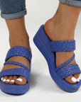 Diana - Sandalen met Vlechtbanden
