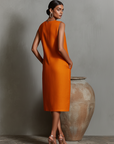 Marjolein | Midi-jurk met zakken