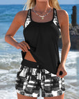 Tankini Mode Tie-Dye Top met Shorts
