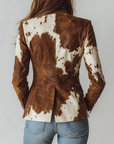 Manuela | Blazer met Vintage Dierenprint