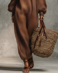Fenny -- Strapless jumpsuit met mouwen
