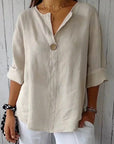 Luny - Casual V-Hals Blouse
