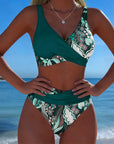 Bikini Contrastkleur Mode Bloem