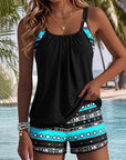 Tankini Geometrische Print Badpak
