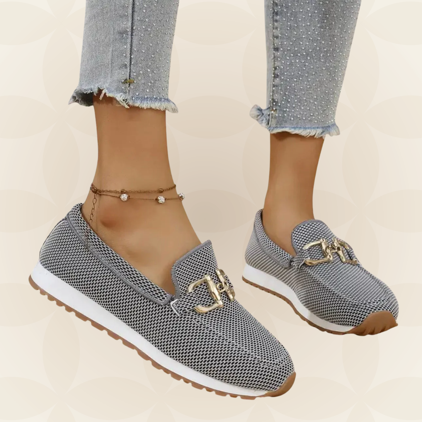Daphne | Orthopedische Sneakers van Ademend Textiel