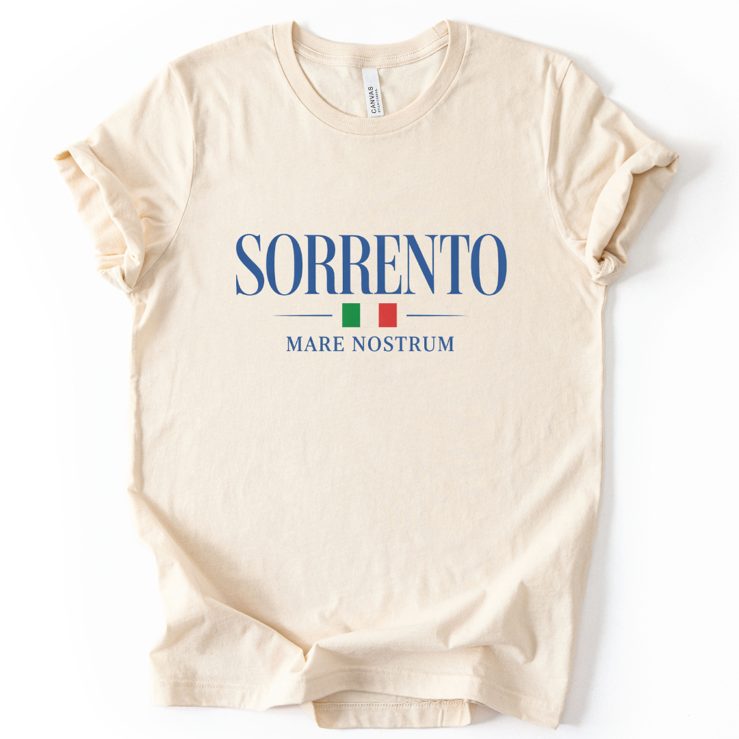 Sorrento - Bella Canvas Super Zachte Standaard Pasvorm T-Shirt