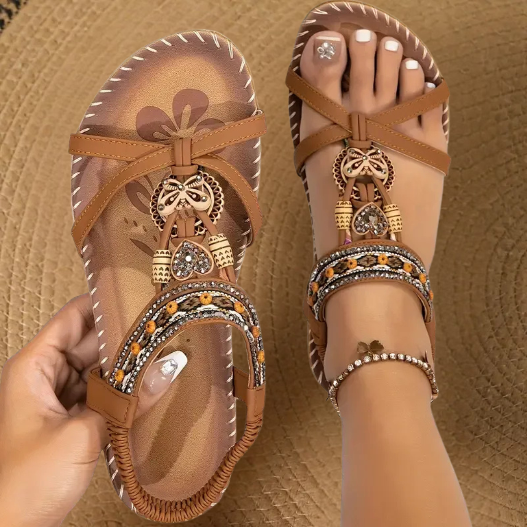 Nadia – Orthopedische sandalen in Ibiza-stijl voor comfort en elegantie