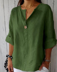 Luny - Casual V-Hals Blouse