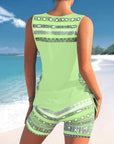 Márcia - Tankini met geometrische print