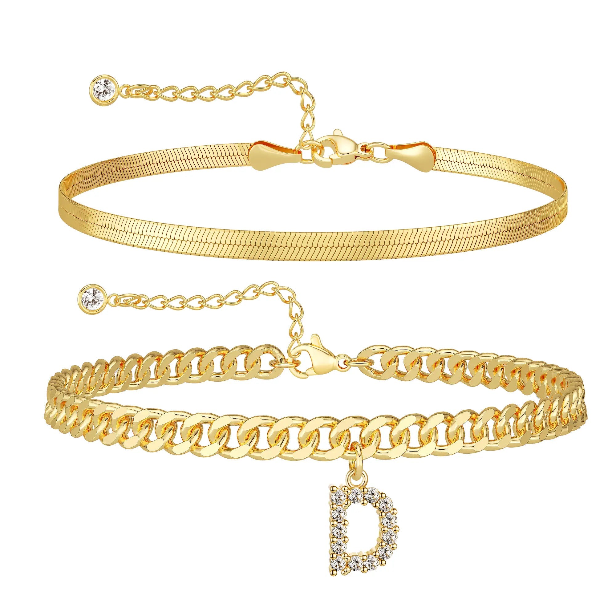 Ariane - Enkelketting met letter - een ideaal cadeau!