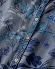 Bettina | Vintage Blouse met bladprint