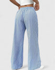 Manon – Comfortabele wide leg broek met strepen