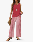 By Esmee - Premium tweedelige set met mouwloze top en broek