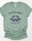 Nantucket Zeilclub - Bella Canvas Super Zachte Standaard Pasvorm T-Shirt