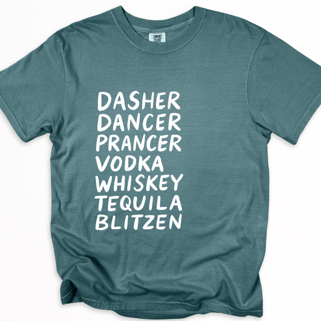 Feestelijke Rendieren - Comfort Colors Relaxed Fit Premium T-shirt