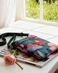 Elvira - Vintage Schoudertas met rits en magnetische sluiting