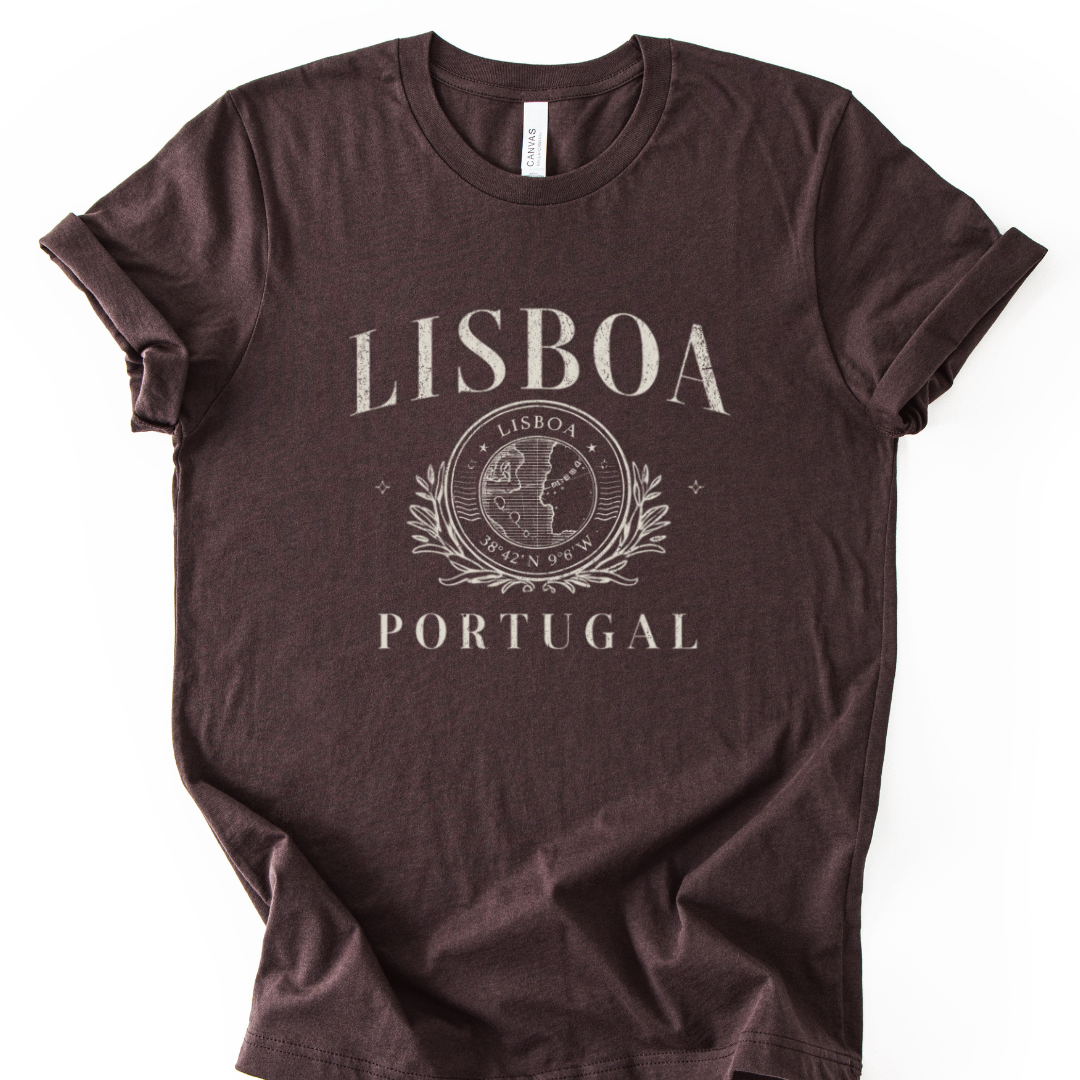 Lissabon Portugal - Bella Canvas Super Zachte Standaard Fit T-Shirt