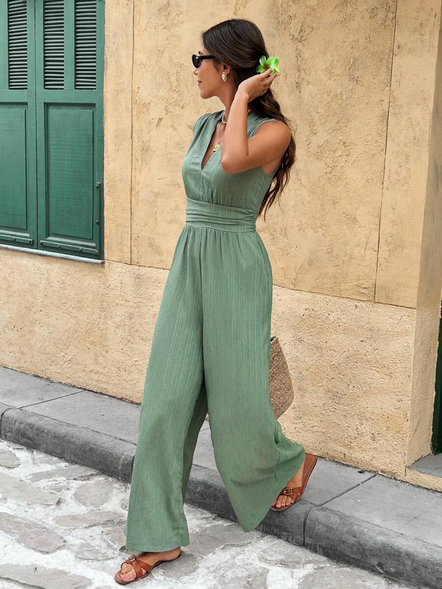 Nadine | Elegante jumpsuit met V-hals