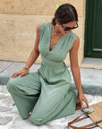 Nadine | Elegante jumpsuit met V-hals