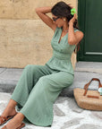Nadine | Elegante jumpsuit met V-hals