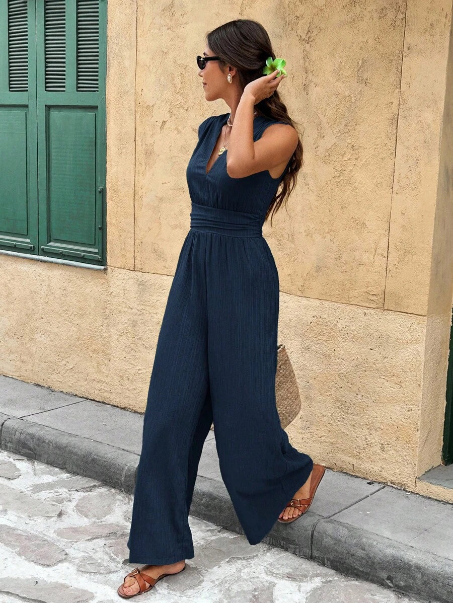 Nadine | Elegante jumpsuit met V-hals