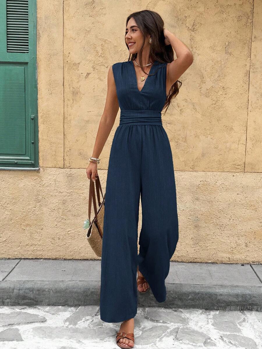 Nadine | Elegante jumpsuit met V-hals